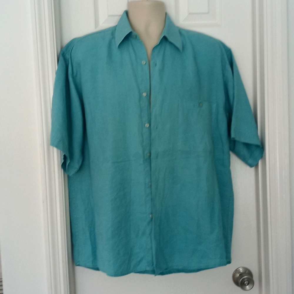 Mens 100% Linen Shirt